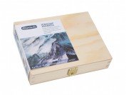 SCHMINCKE CAJA MADERA ACUARELA HORADAM SUPER GRANULATION SERIE GLACIER 5 X 15 ML