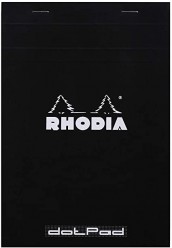 RHODIA DOT LETTERING CUADERNO CON PUNTOS A5 NEGRA