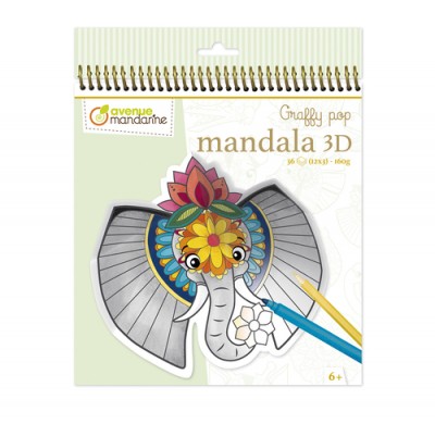 LIBRO MANDALAS PARA NIÑOS AVENUE MANDARINE GY106C