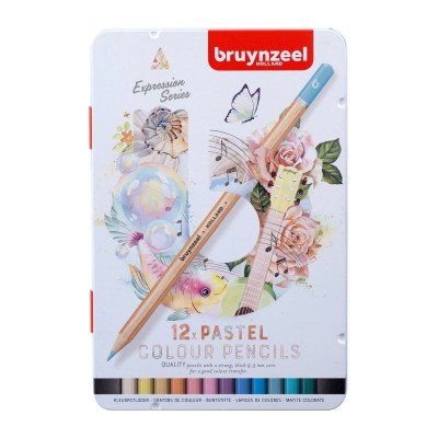 BRUYNZEEL CAJA 12 LÁPICES PASTEL