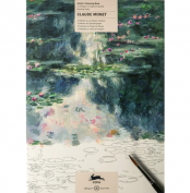 LIBRO DE ARTE PARA COLOREAR CLAUDE MONET