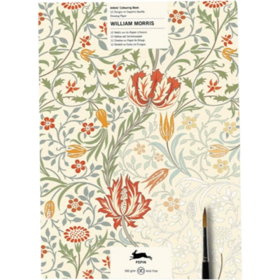 LIBRO DE ARTE PARA COLOREAR WILLIAM MORRIS