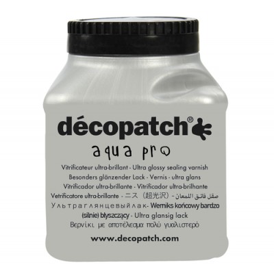 Decopatch Aqua Pro Barniz Vitrificador Ultra Brillante 180 ml