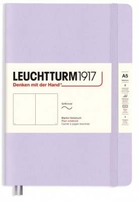 Leuchtturm1917 Libreta Mediana Tapa Blanda Lilac 365496