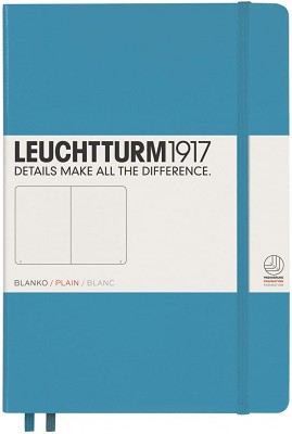 Leuchtturm1917 Libreta Mediana Tapa Blanda Stone Blue 365398