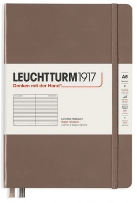 LEUCHTTURM1917 BLOC MEDIUM NOTE BOOK A5 LÍNEAS HORIZONTALES - WARM EARTH