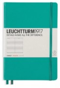 LEUCHTTURM1917 BLOC MEDIUM NOTE BOOK A5 LÍNEAS HORIZONTALES - EMERALD