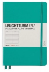 LEUCHTTURM1917 BLOC MEDIUM NOTE BOOK A5 LÍNEAS HORIZONTALES - EMERALD