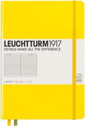 LEUCHTTURM1917 BLOC MEDIUM NOTE BOOK A5 LÍNEAS HORIZONTALES - LEMON