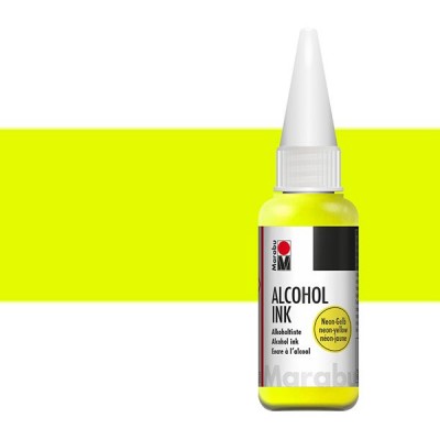 TINTAS ALCOHOL INK MARABU 20ML NEON YELLOW