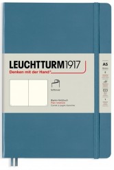 Leuchtturm1917 Libreta Mediana Tapa Blanda Stone Blue 363398