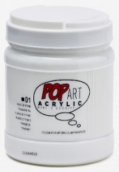 ACRILICO PEBEO POP ART 700 ML BLANCO DE TITANIO