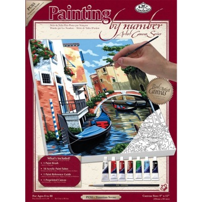 Telas para pintar con números Venetian Scene