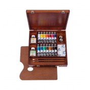 CAJA MADERA OLEO VAN GOGH 14 TUBOS DE 40 ML