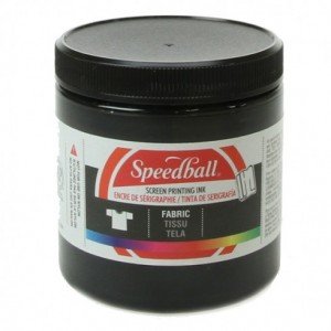 Tinta serigrafia textil Speedball 237 ml Negro