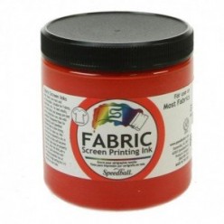 Tinta serigrafia textil Speedball 237 ml Rojo