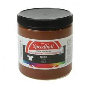 Tinta serigrafia textil Speedball 237 ml Marrón