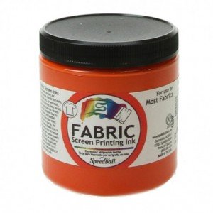 Tinta serigrafia textil Speedball 237 ml Naranja