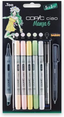 BLISTER 5 + 1 COPIC CIAO COLORES MANGA 6