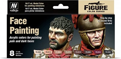 FACE PAINTING VALLEJO SET 8 GAME COLOR INTRODUCCIÓN 17 ML 70.119