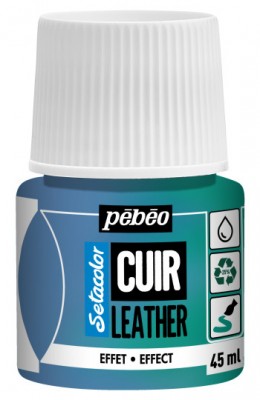 Pintura para piel de cuero Setacolor Duocromo Azul y Verde