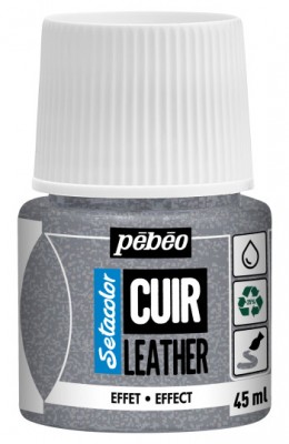 Pintura para piel de cuero Setacolor Brillo Plata