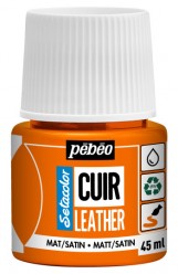 Pintura para piel de cuero Setacolor Naranja