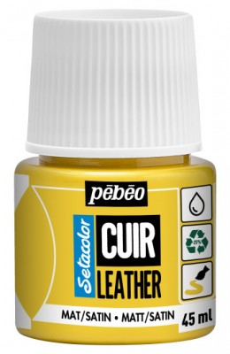 Pintura para piel de cuero Setacolor Amarillo Vivo