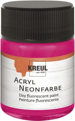 Acrílico Fluorescente Kreul 50ml Rosa