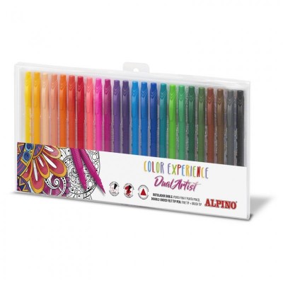 24 Rotuladores Alpino Color Experience Dual Artist Pastel