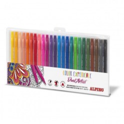 24 Rotuladores Alpino Color Experience Dual Artist Pastel