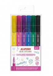 6 Rotuladores Alpino Color Experience Outline Markers