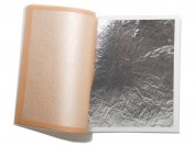 Pan de plata imitación Libro 25 hojas 14x14 cm