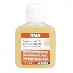 Barniz Titan para Óleo y Acrílico Satinado 100ml	