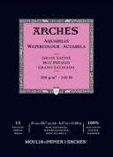ARCHES ACUARELA BLOC A3 SATINADO 300 GR