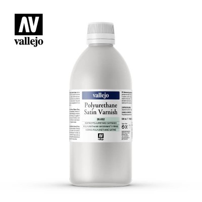 Barniz Acrílico Poliuretano Satinado Vallejo 500ml