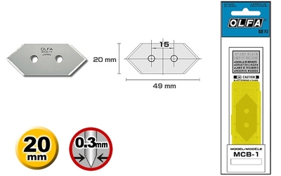 CUCHILLAS CUTTER OLFA MCB-1