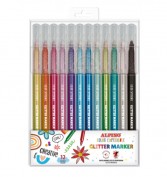 12 Rotuladores Alpino Color Experience Glitter Marker