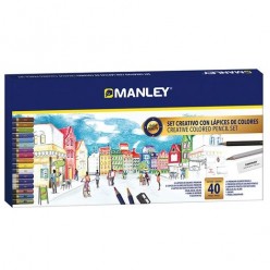 SET CREATIVO MANLEY 40 PIEZAS