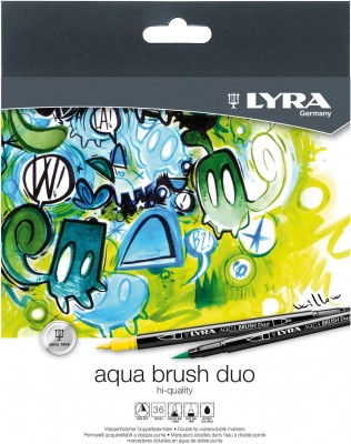 LYRA AQUA BRUSH: CAJA 12 ROTULADORES