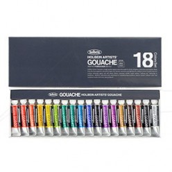 Gouache Holbein Caja de 18 Tubos de 5ml