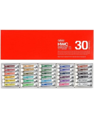 Caja de Acuarela Holbein 30 tubos de 5ml