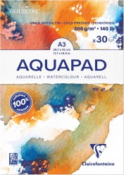 Bloc de Acuarela Aquapad Clairefontaine A3