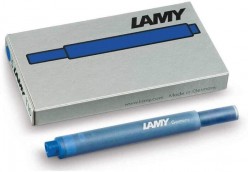 Caja cartuchos para pluma Lamy Azul