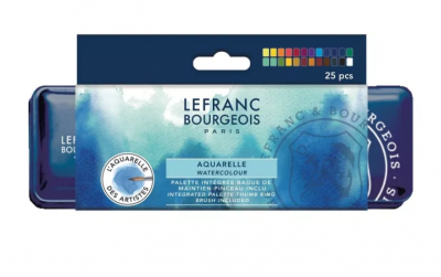 Caja metal de 24 Acuarelas Fine Lefranc & Bourgeois