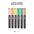Estuche 6 rotuladores pastel tipo Posca Artist 