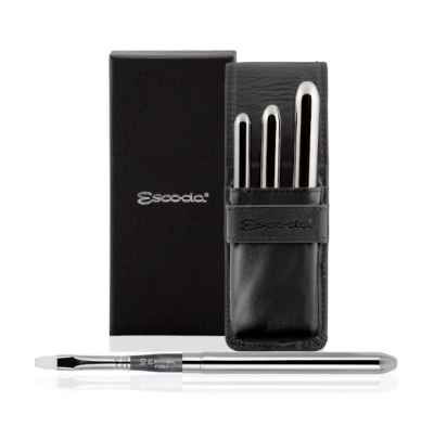 Set de Viatge 3 Pinzells Plans Carrats Perla Escoda