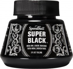 Tinta Super Black India Speedball de 59ml