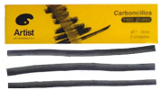 Caja 3 carboncillos trazo mediano 5-6mm Artist