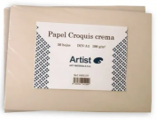 Papel Croquis A3 100 gr crema 50 hojas